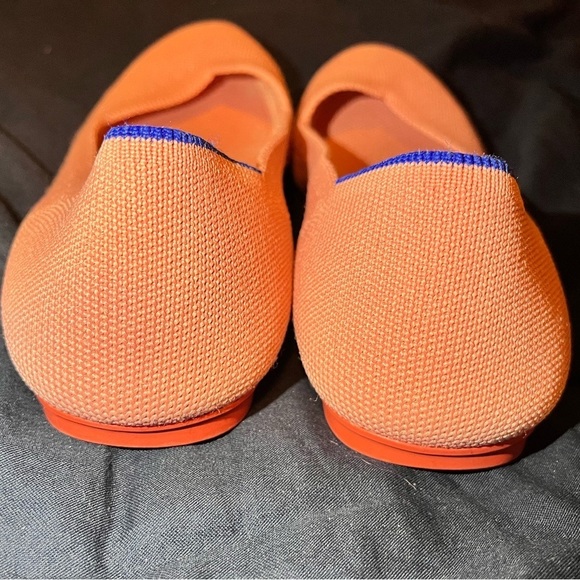 Rothy’s The Flat Original Style in Peachy Pink Round Toe Slide on Shoes - Picture 4 of 7